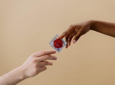 Person Holding a Contraceptive