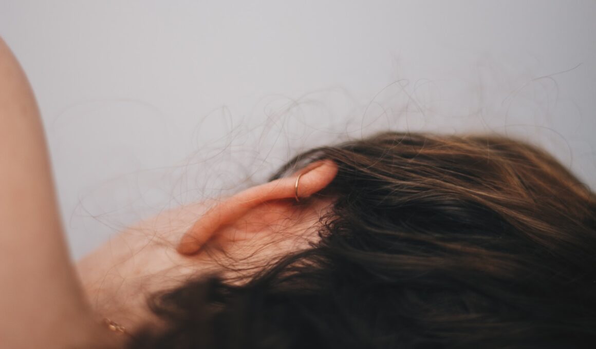 close-up photo of woman's hair