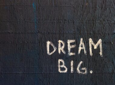 Dream Big text